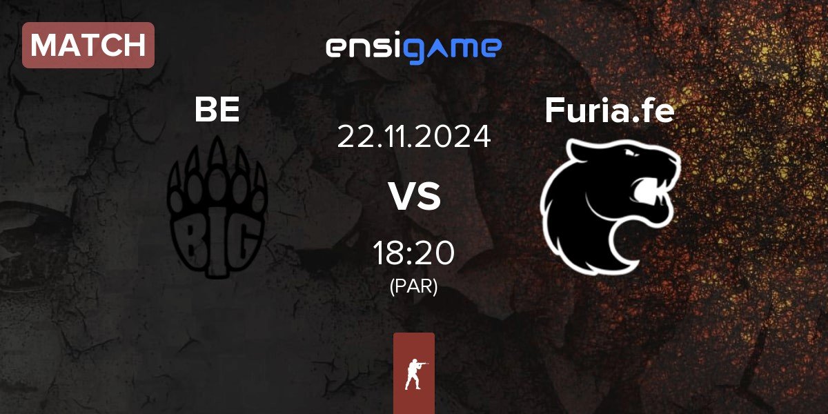 Match BIG EQUIPA BE vs FURIA Esports Female Furia.fe | 22.11