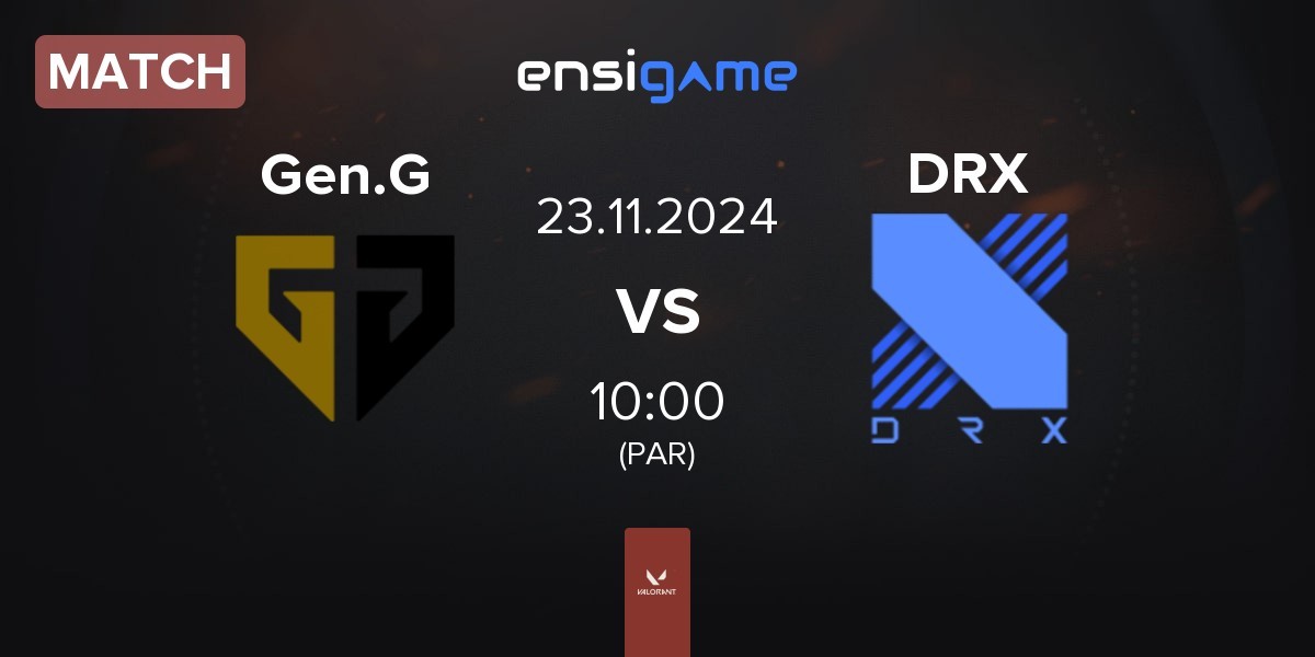 Match Gen.G Esports Gen.G vs DRX | 23.11