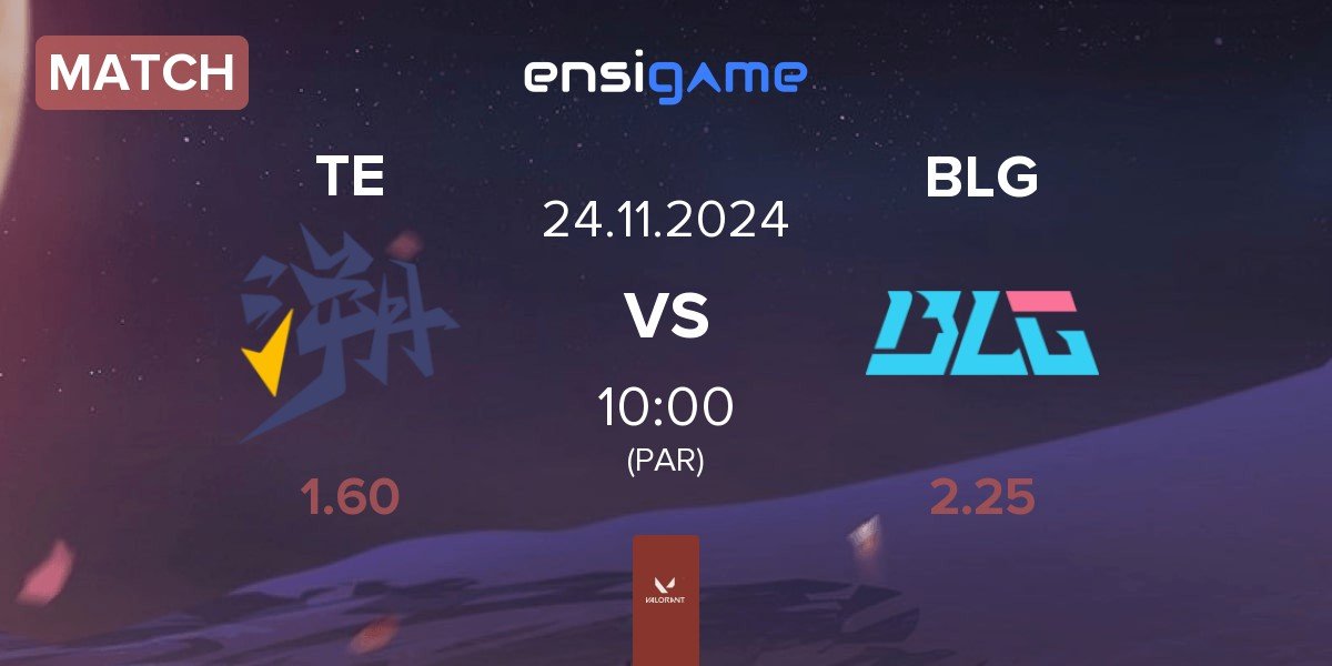 Match Trace Esports TE vs Bilibili Gaming BLG | 24.11