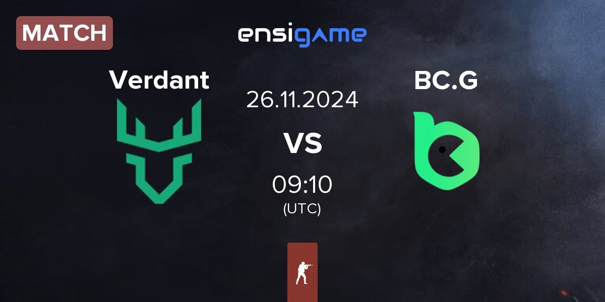 Match Verdant vs BC.Game Esports BC.G | 26.11