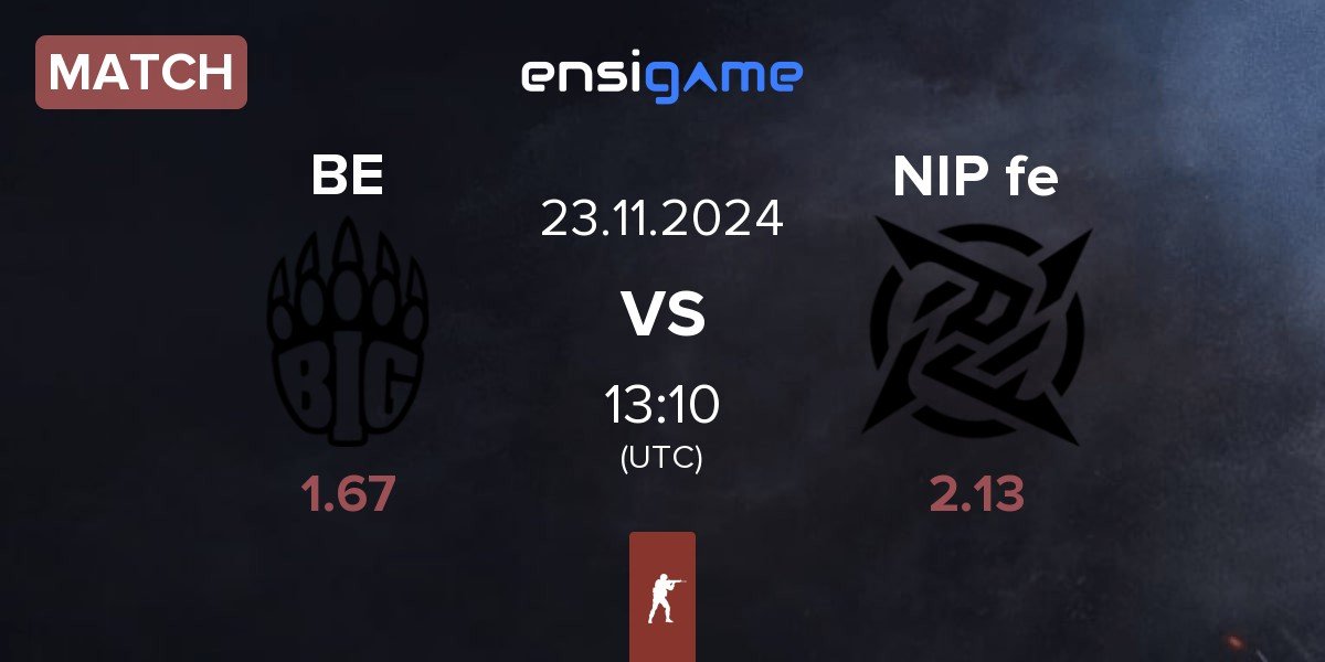 Match BIG EQUIPA BE vs NIP Impact NIP fe | 23.11