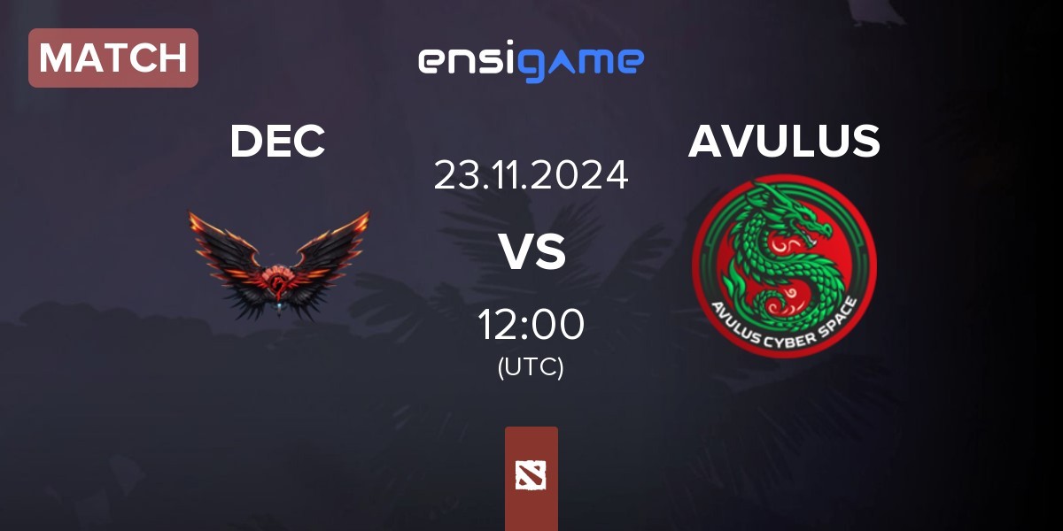 Match Dragon Esports Club DEC vs AVULUS | 23.11