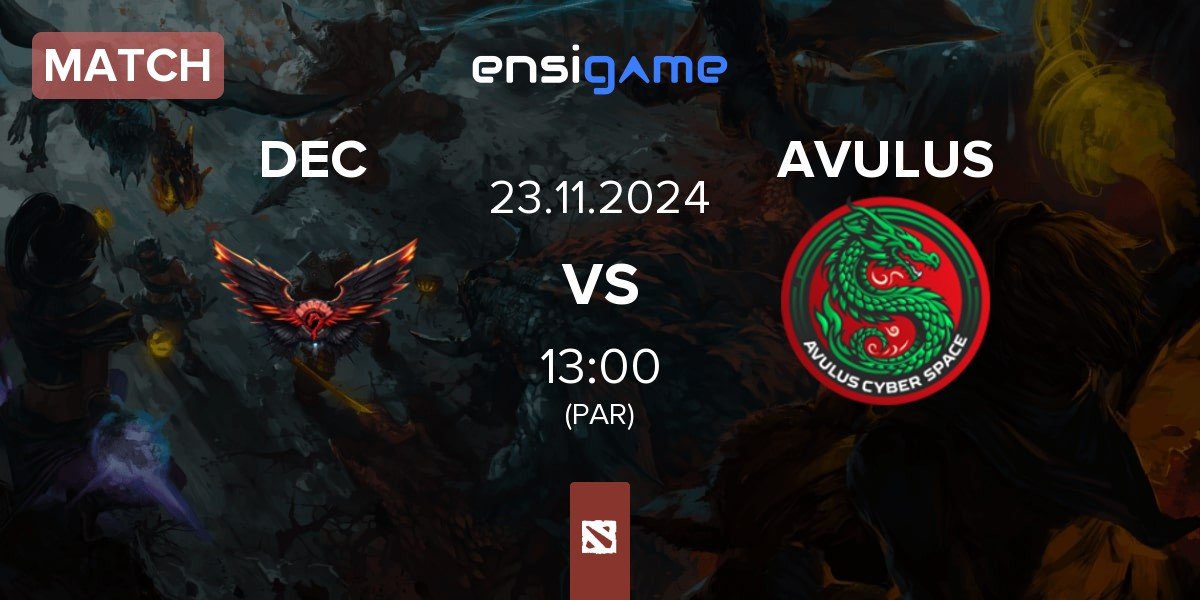 Match Dragon Esports Club DEC vs AVULUS | 23.11