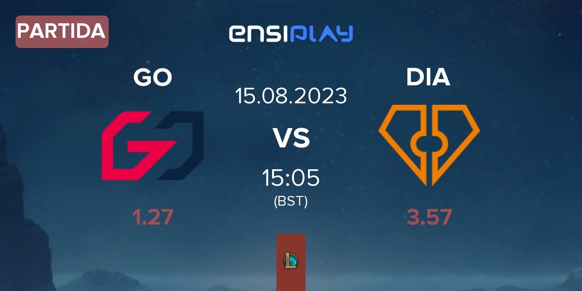 Partida Team GO GO vs Diamant Esports DIA | 15.08