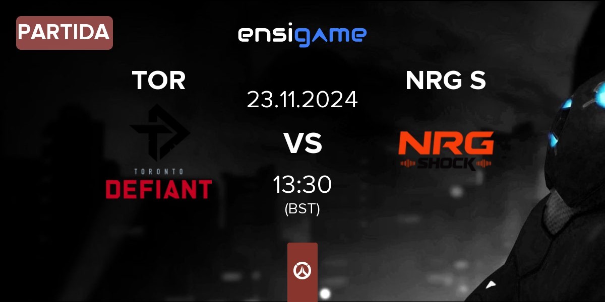 Partida Toronto Defiant TOR vs NRG Shock NRG S | 23.11