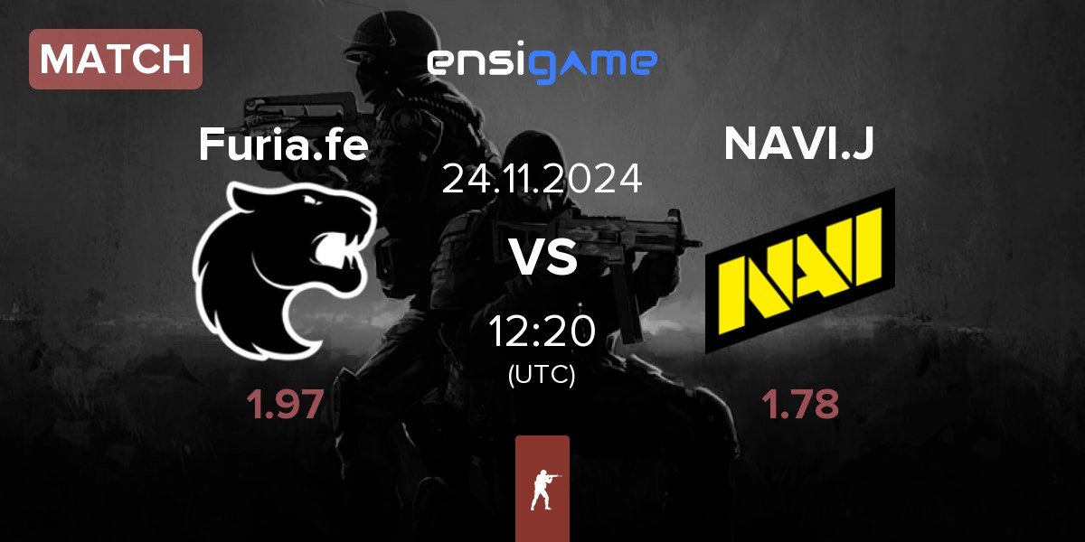 Match FURIA Esports Female Furia.fe vs NAVI Javelins NAVI.J | 24.11