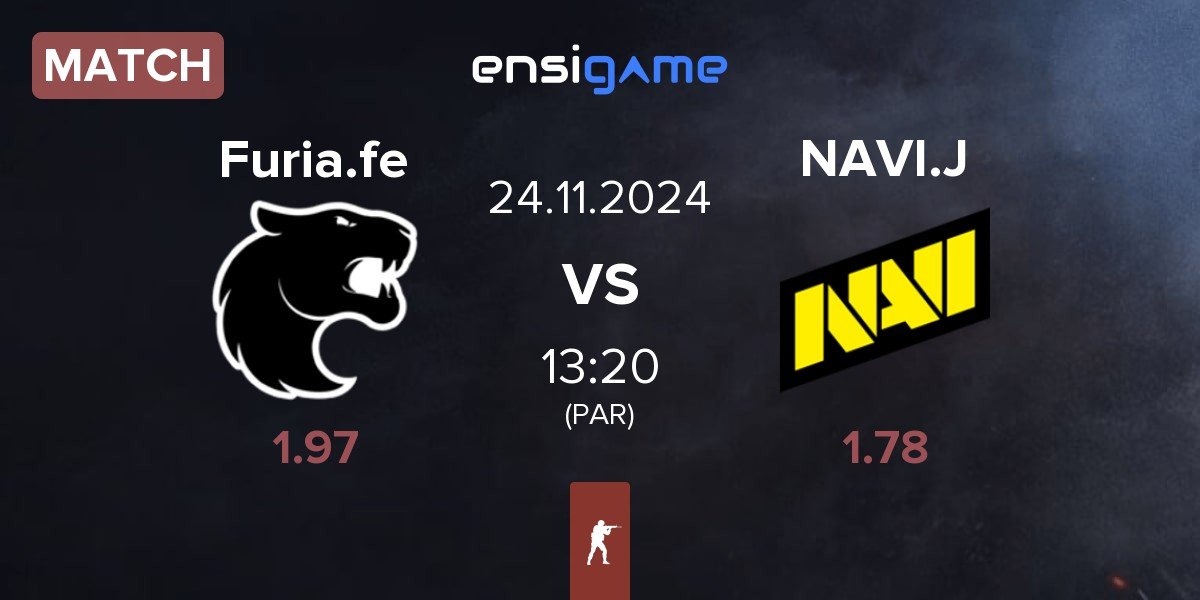 Match FURIA Esports Female Furia.fe vs NAVI Javelins NAVI.J | 24.11