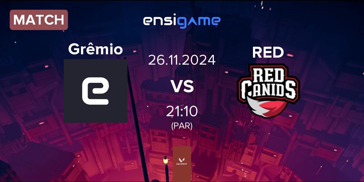 Match Grêmio Esports Grêmio vs RED Canids RED | 26.11