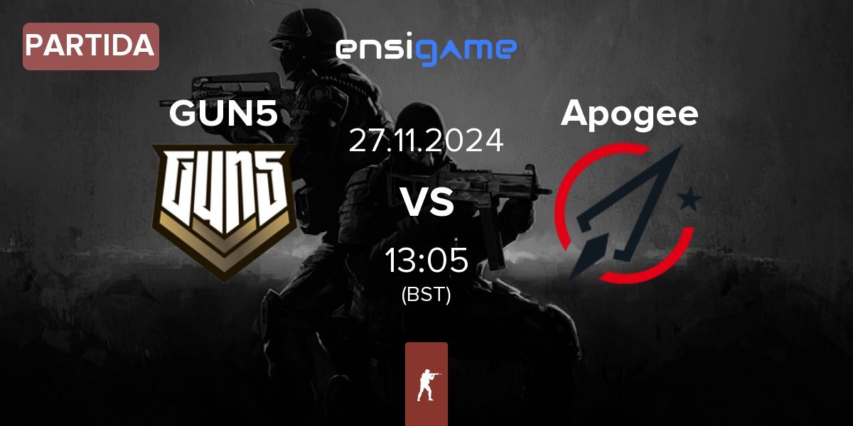 Partida GUN5 Esports GUN5 vs Apogee | 27.11