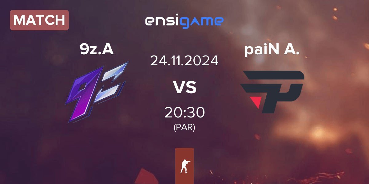 Match 9z Academy 9z.A vs paiN Academy paiN A. | 24.11