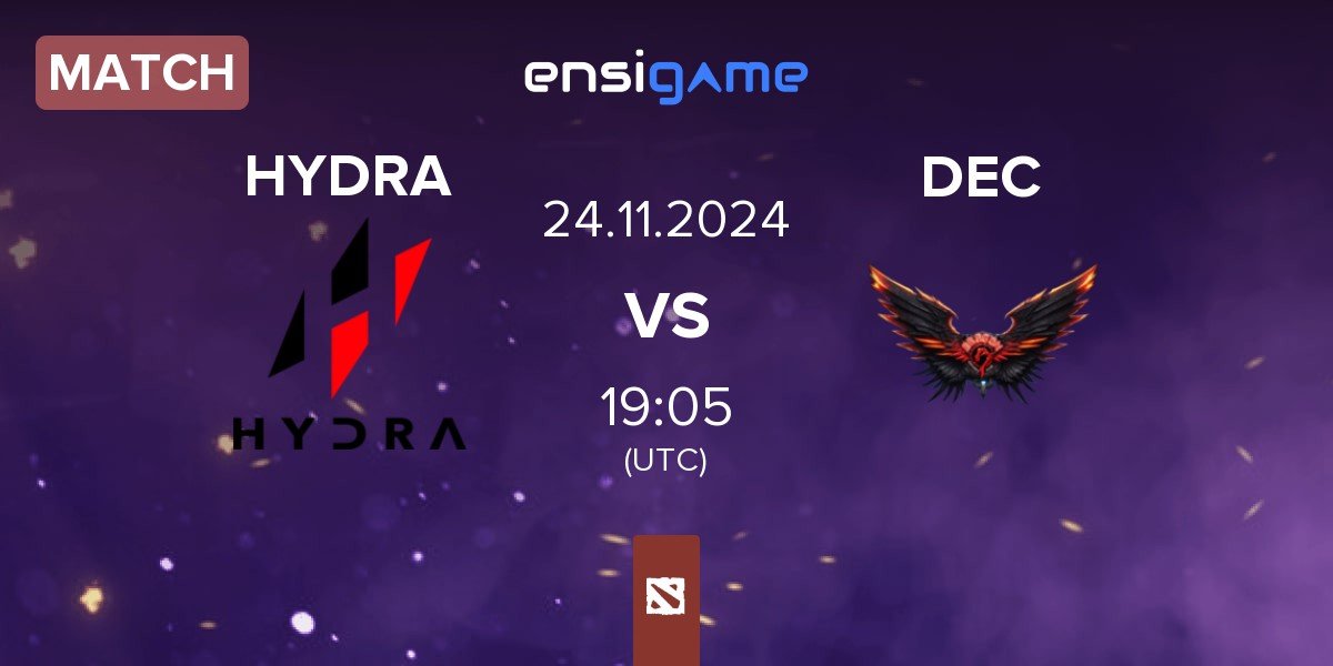 Match HYDRA vs Dragon Esports Club DEC | 24.11