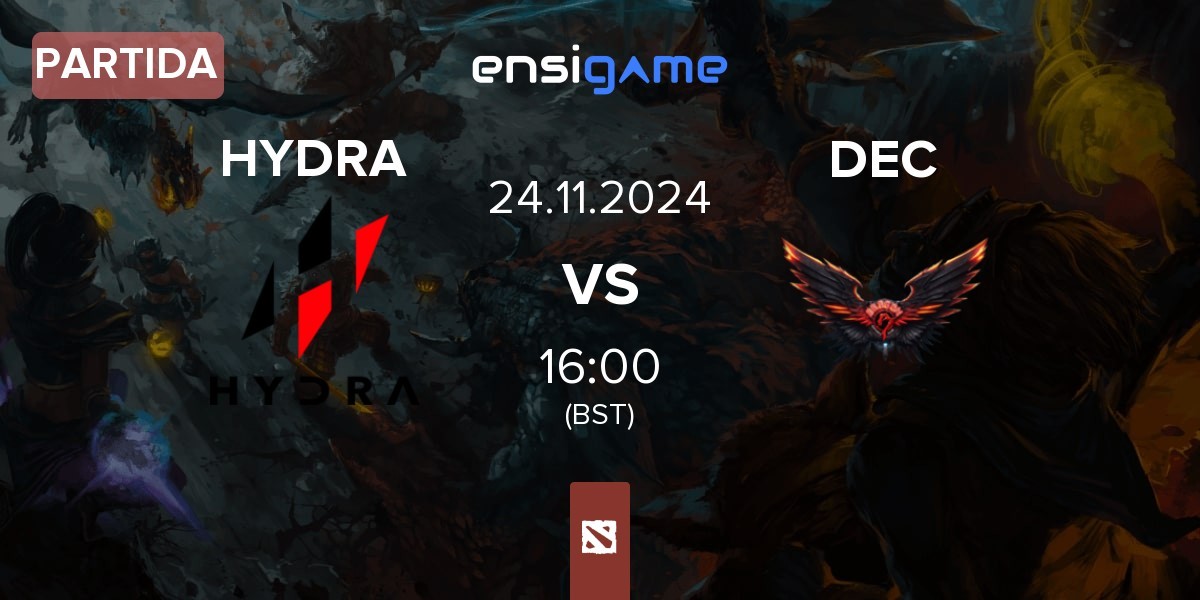 Partida HYDRA vs Dragon Esports Club DEC | 24.11