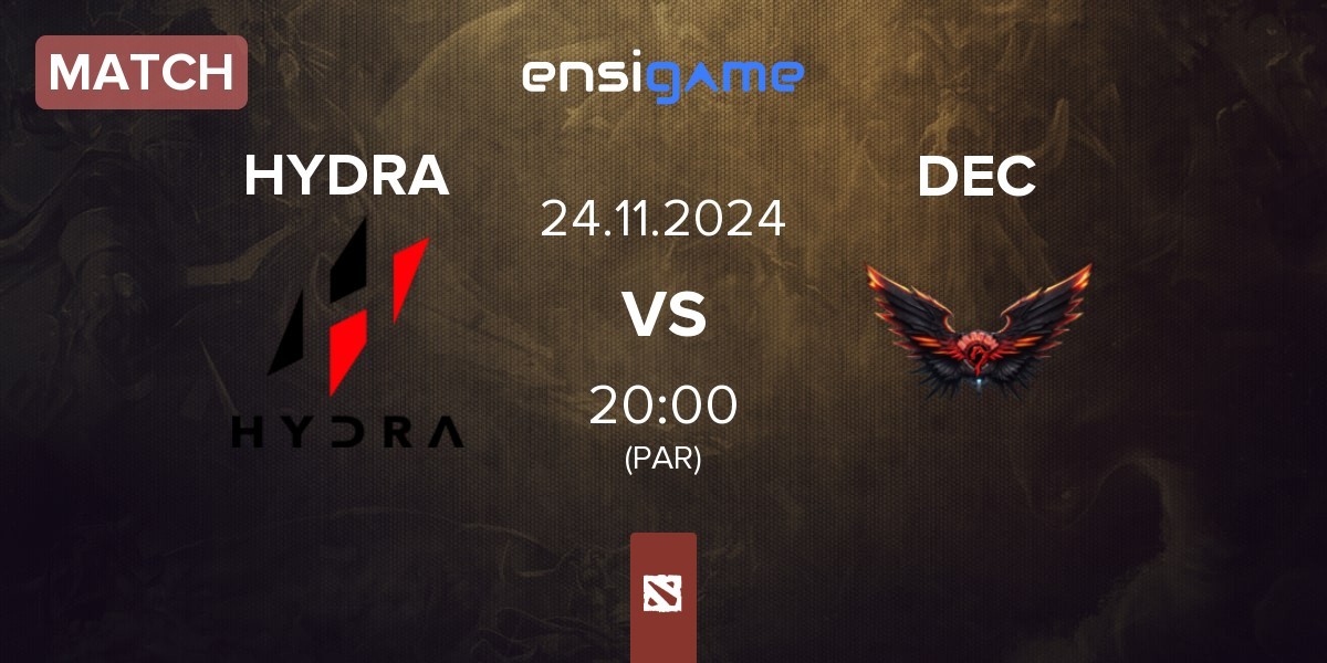 Match HYDRA vs Dragon Esports Club DEC | 24.11