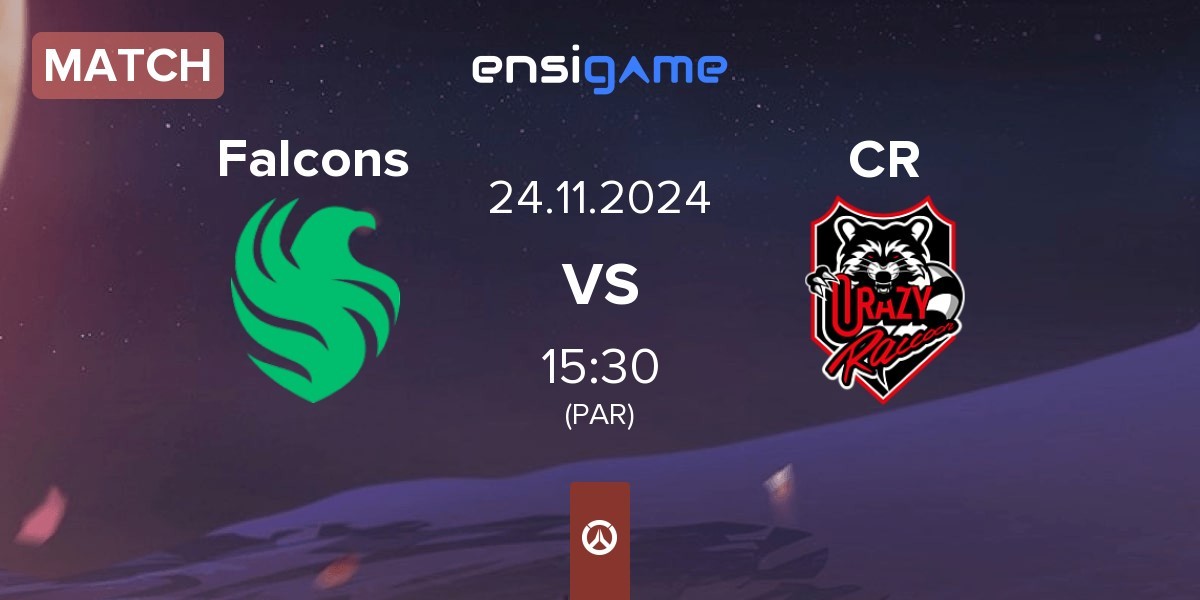 Match Team Falcons Falcons vs Crazy Raccoon CR | 24.11