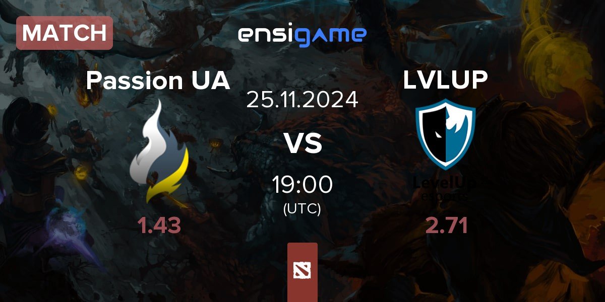 Match Passion UA vs Level UP LVLUP | 25.11