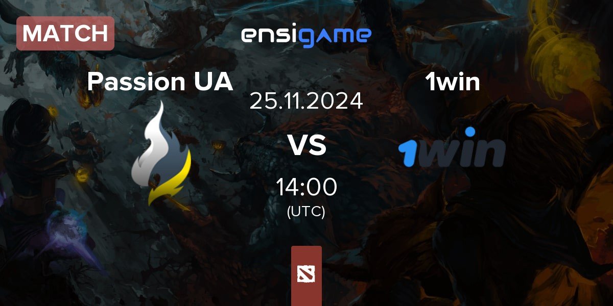 Match Passion UA vs 1win | 25.11