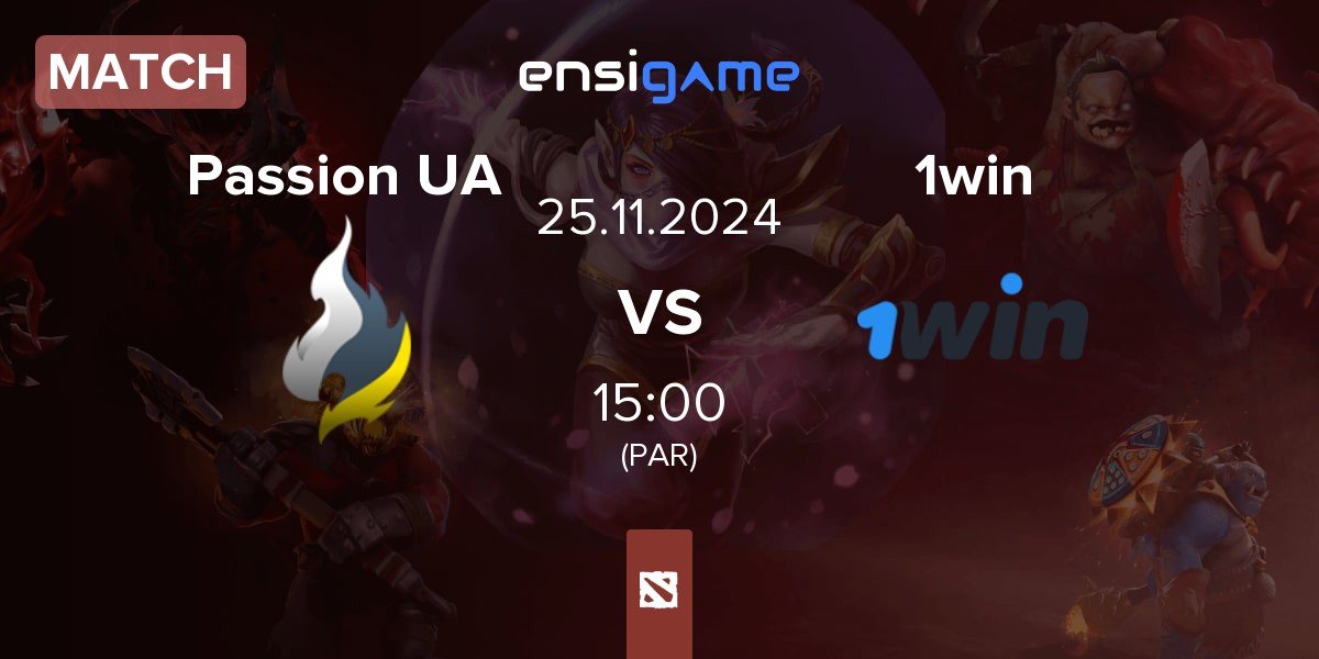 Match Passion UA vs 1win | 25.11