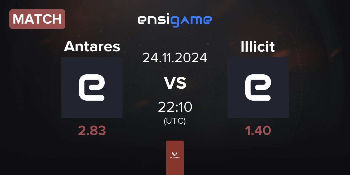 Match Antares vs Illicit Gaming Illicit | 24.11