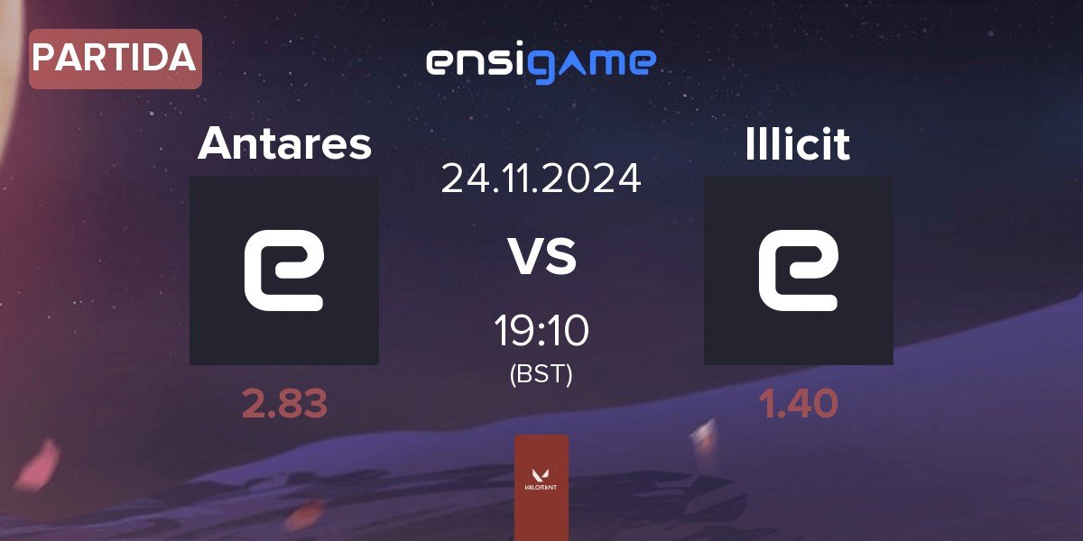 Partida Antares vs Illicit Gaming Illicit | 24.11