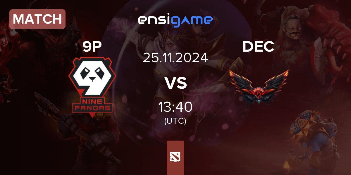 Match 9Pandas 9P vs Dragon Esports Club DEC | 25.11