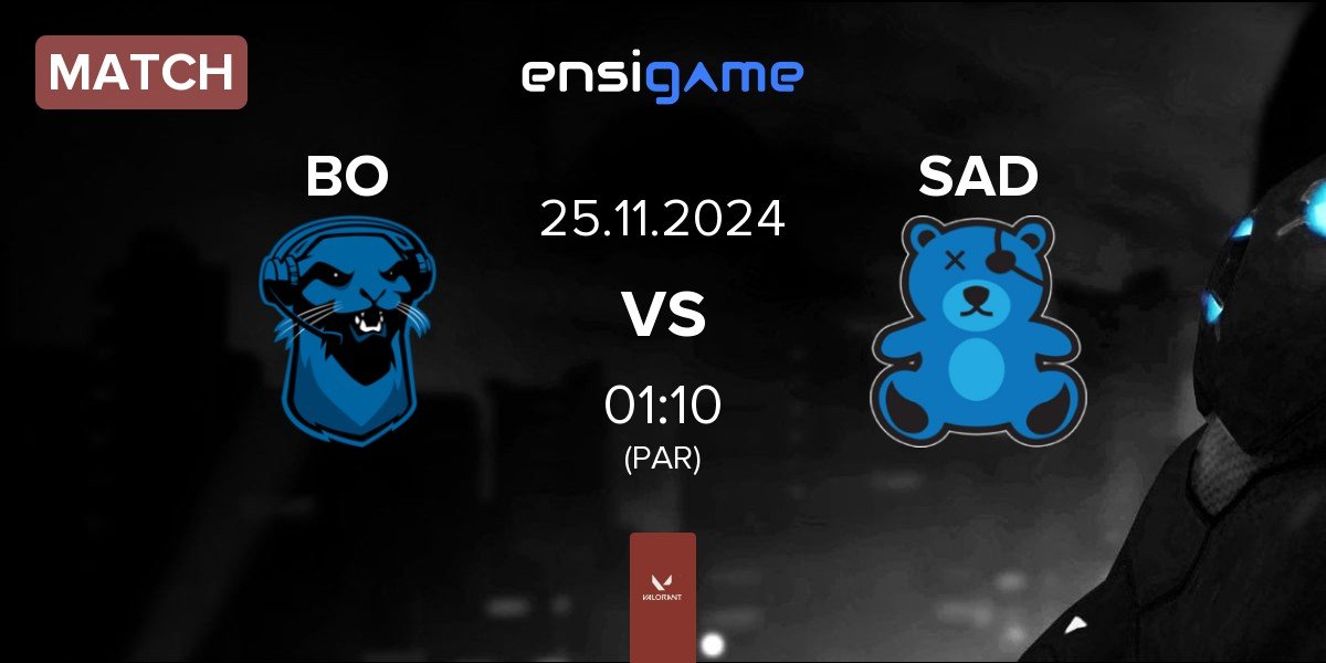 Match Blue Otter BO vs SaD Esports SAD | 25.11