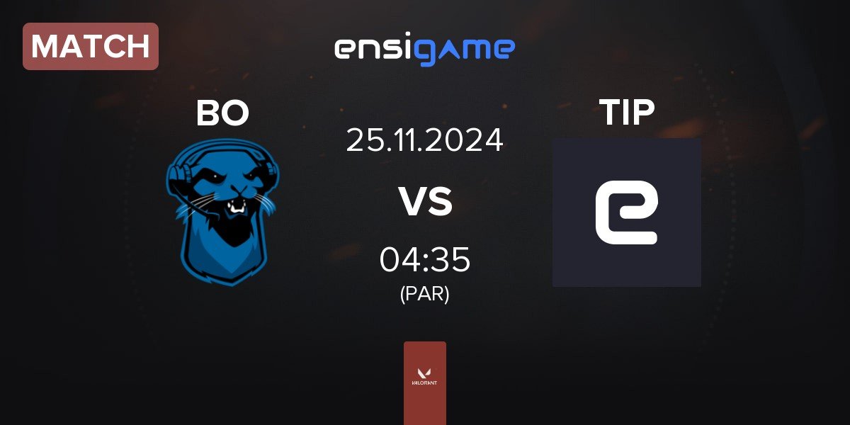 Match Blue Otter BO vs Trust In Plug TIP | 25.11