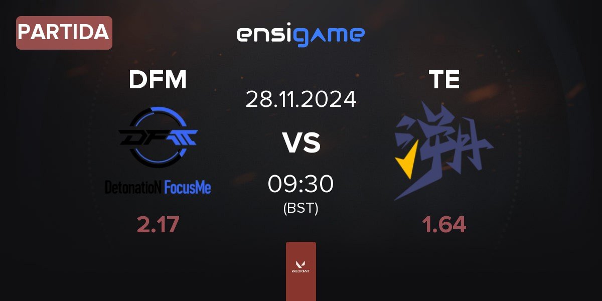 Partida DetonatioN FocusMe DFM vs Trace Esports TE | 28.11