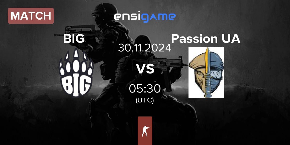 Match BIG vs Passion UA | 30.11