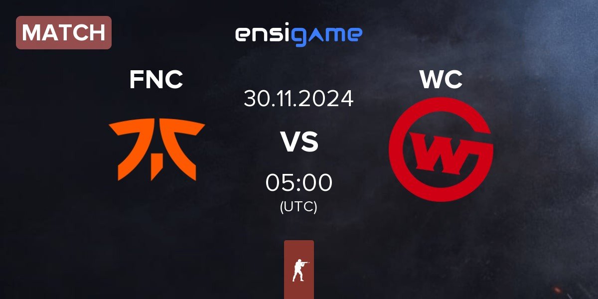 Match Fnatic FNC vs Wildcard Gaming WC | 30.11