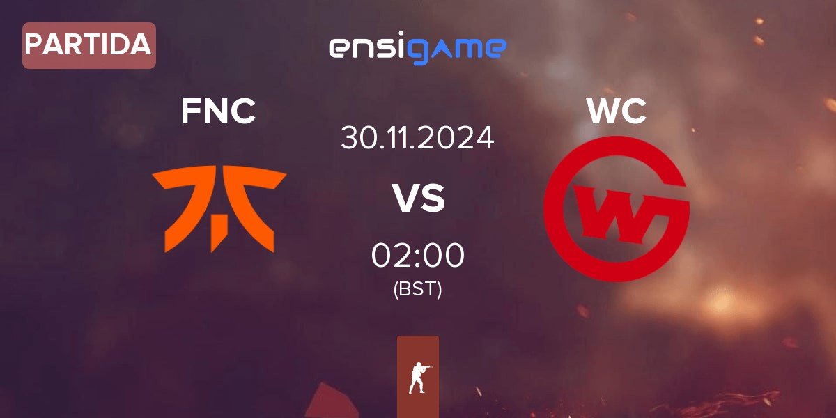 Partida Fnatic FNC vs Wildcard Gaming WC | 30.11