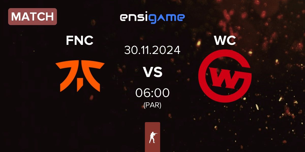 Match Fnatic FNC vs Wildcard Gaming WC | 30.11