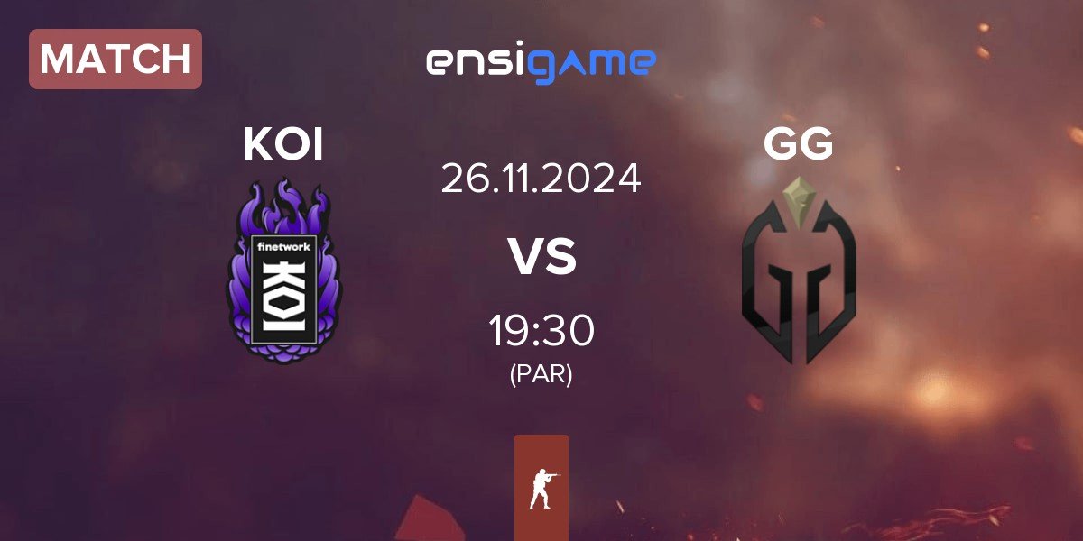 Match KOI vs Gaimin Gladiators GG | 26.11