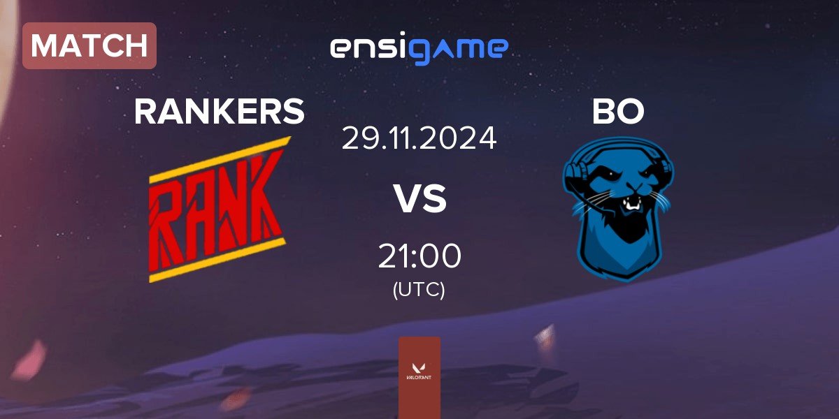 Match RANKERS vs Blue Otter BO | 29.11