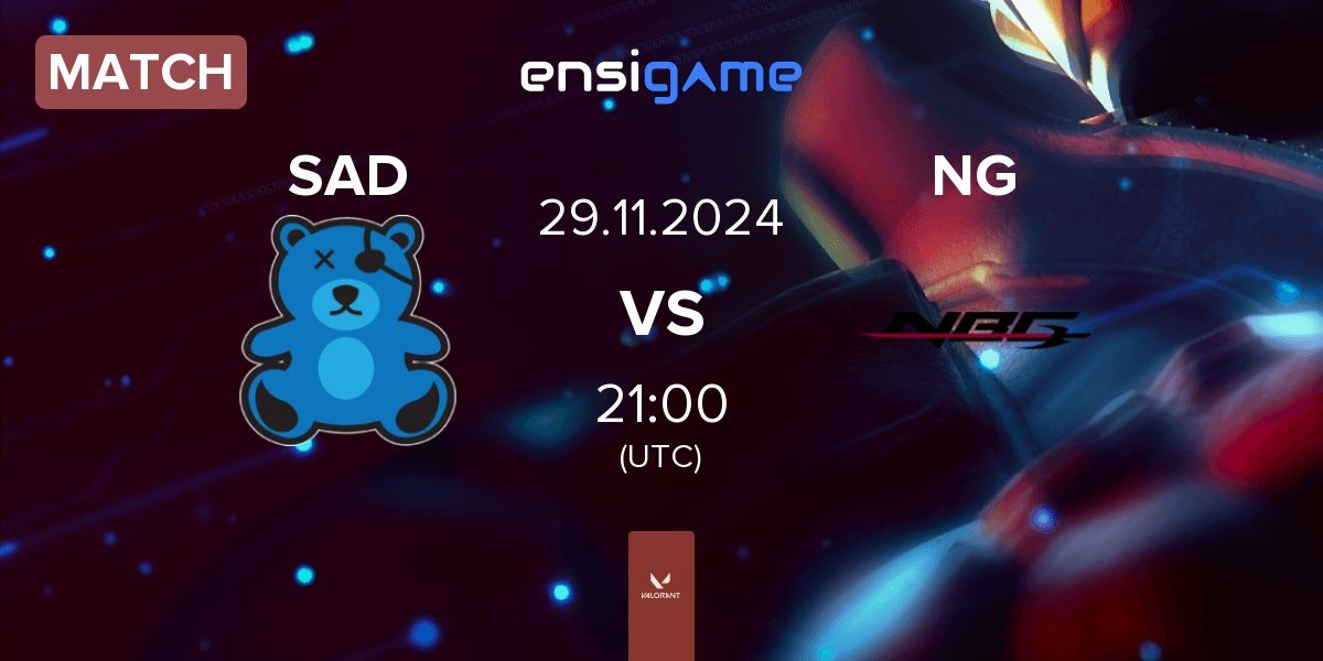 Match SaD Esports SAD vs Nightblood Gaming NG | 29.11