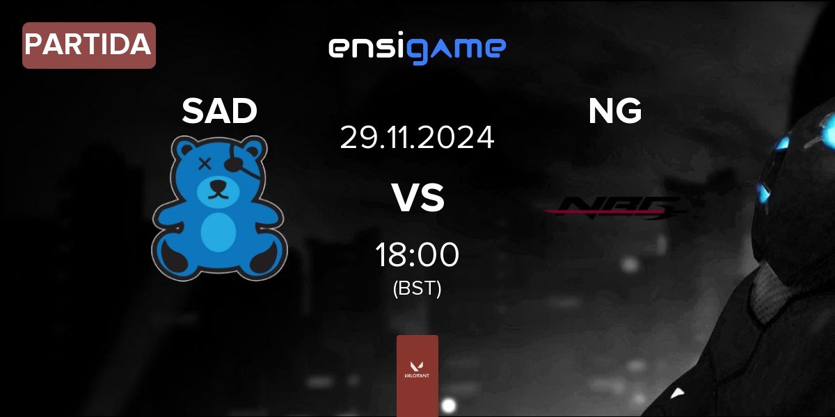 Partida SaD Esports SAD vs Nightblood Gaming NG | 29.11