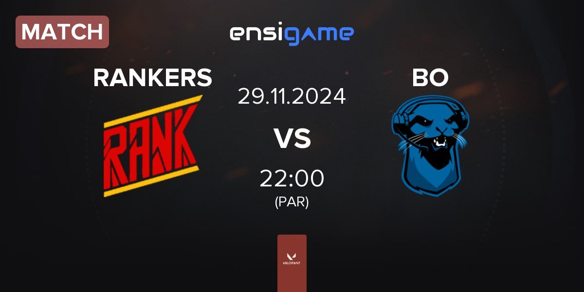 Match RANKERS vs Blue Otter BO | 29.11