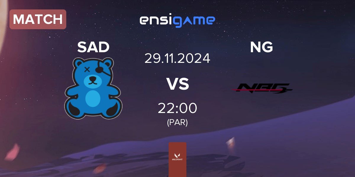 Match SaD Esports SAD vs Nightblood Gaming NG | 29.11