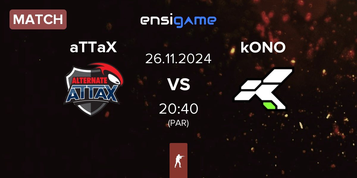 Match ALTERNATE aTTaX aTTaX vs kONO.ECF kONO | 26.11