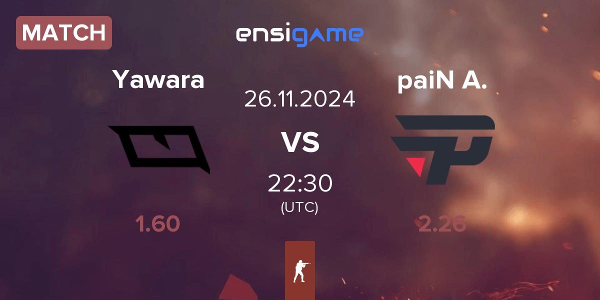 Match Yawara Esports Yawara vs paiN Academy paiN A. | 26.11