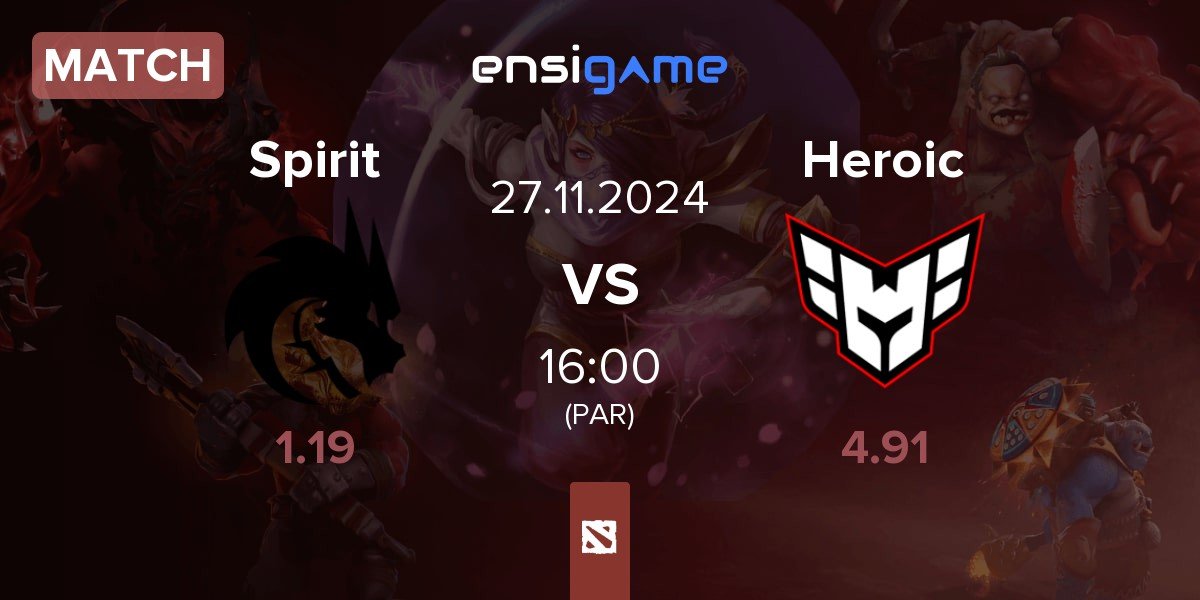 Match Team Spirit Spirit vs Heroic | 27.11