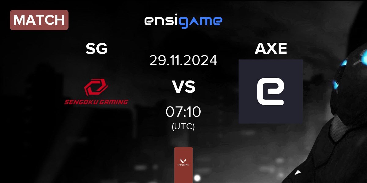 Match Sengoku Gaming SG vs AXELERATE AXE | 29.11