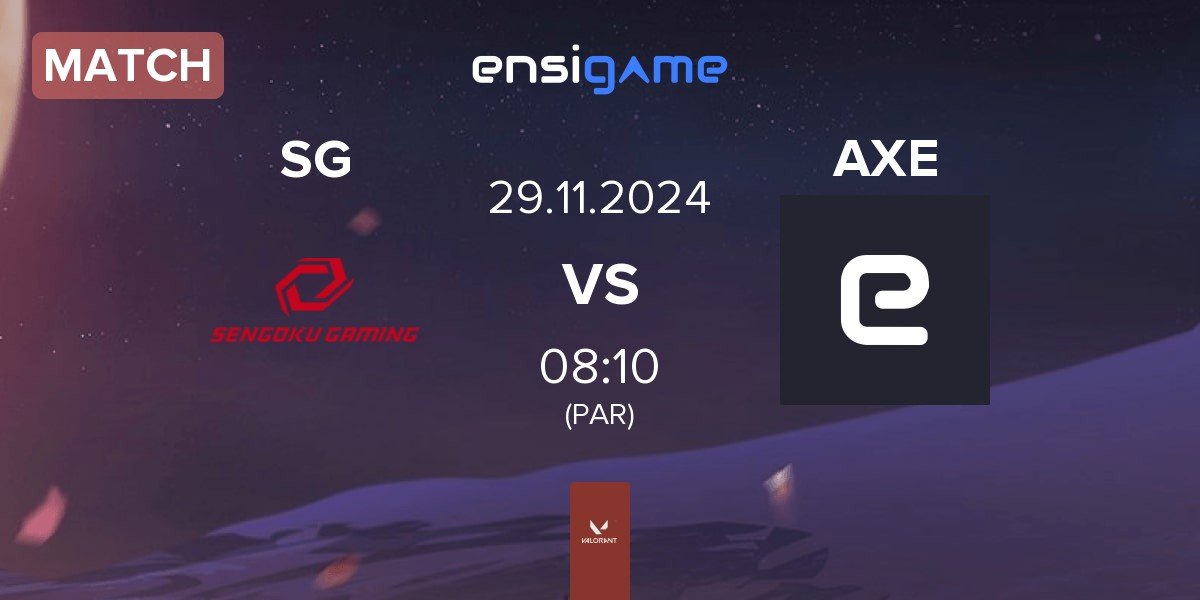 Match Sengoku Gaming SG vs AXELERATE AXE | 29.11