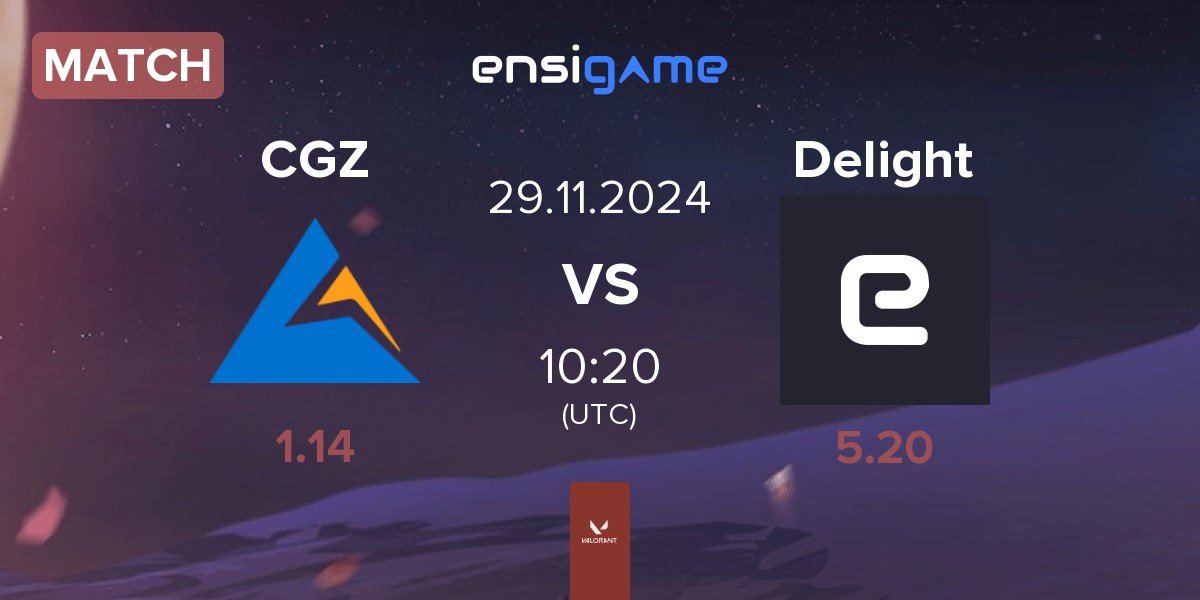 Match Crest Gaming Zst CGZ vs Delight | 29.11