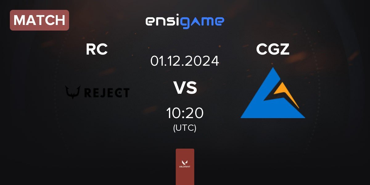 Match REJECT RC vs Crest Gaming Zst CGZ | 01.12