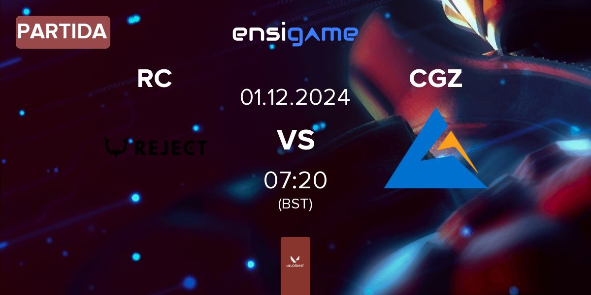 Partida REJECT RC vs Crest Gaming Zst CGZ | 01.12