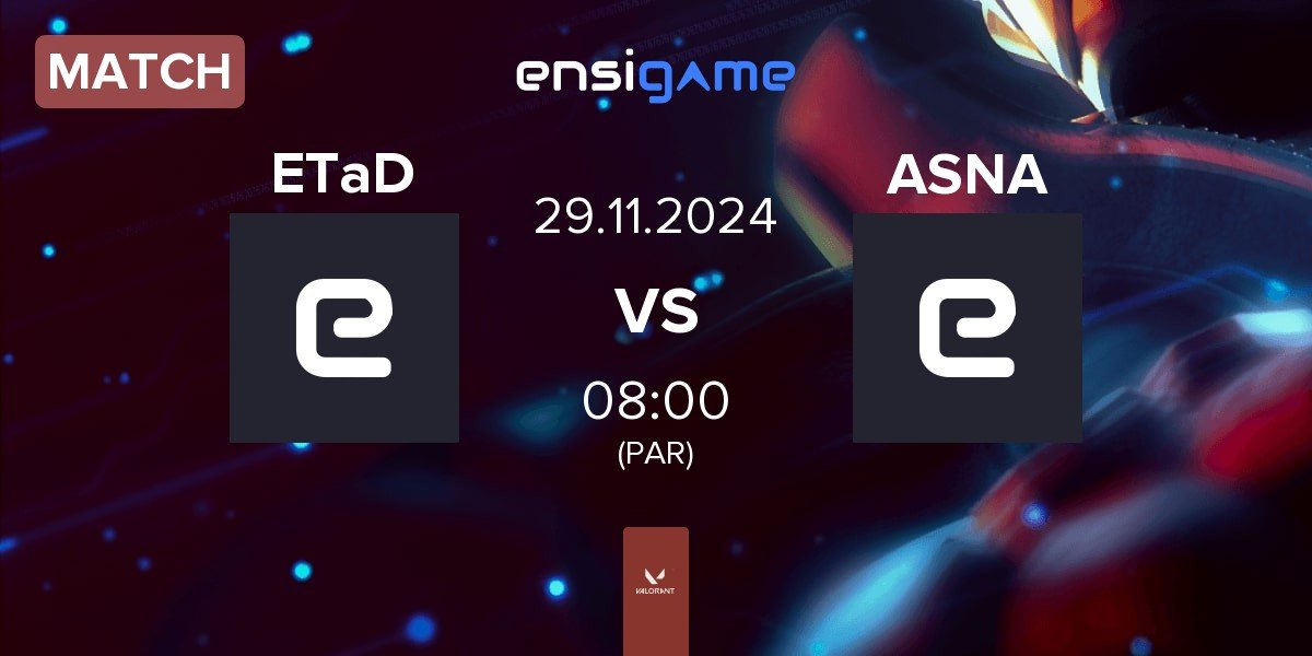 Match esports team αD ADV vs ASNA | 29.11