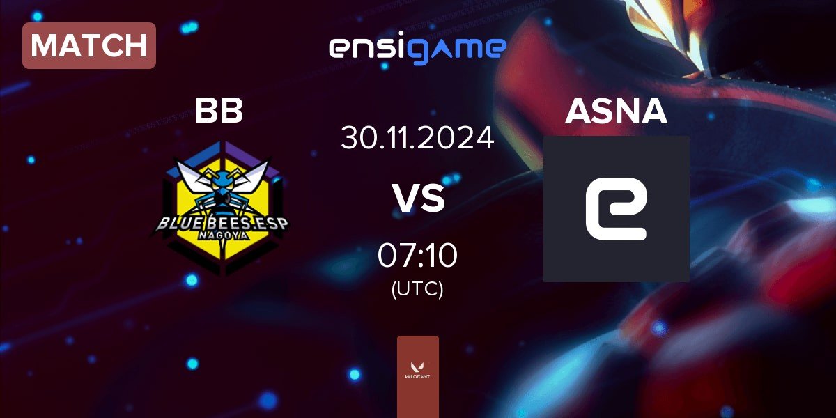 Match BLUE BEES BB vs ASNA | 30.11