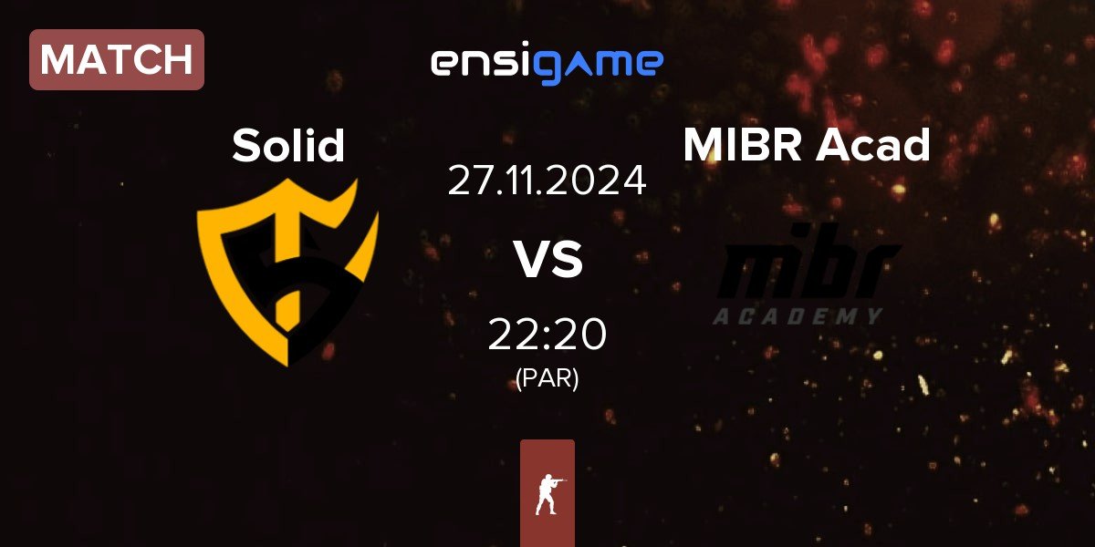 Match Team Solid Solid vs MIBR Academy MIBR Acad | 27.11