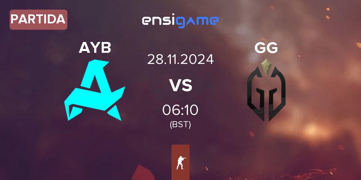 Partida Aurora Young Blud AYB vs Gaimin Gladiators GG | 28.11