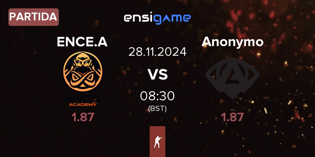 Partida ENCE Academy ENCE.A vs Anonymo Esports Anonymo | 28.11